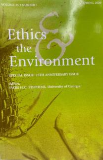 Ethics & the Environment 25th anniversary