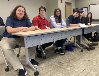 UGA Ethics Bowl Team at '22 regional competition at UNGA