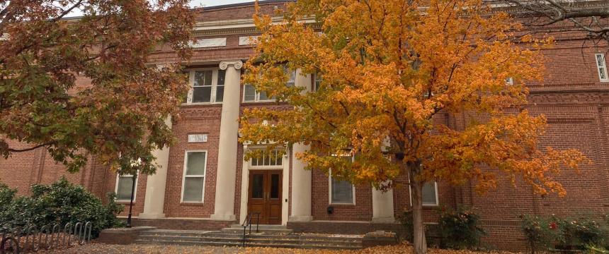 Peabody Hall in Fall