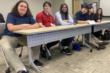 UGA Ethics Bowl Team at '22 regional competition at UNGA