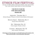 Ethics Film Fest flyer